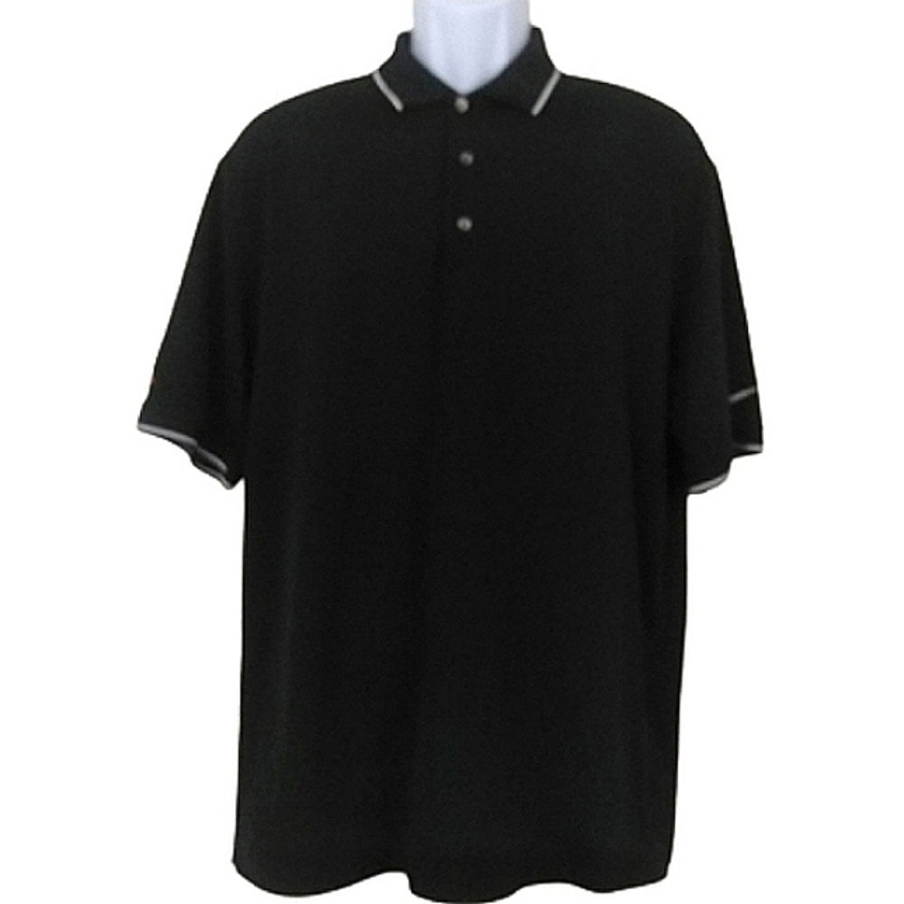 Nike Golf Dri-fit Mens Black Polo Shirt Polyester Breathable Top Toyota Logo